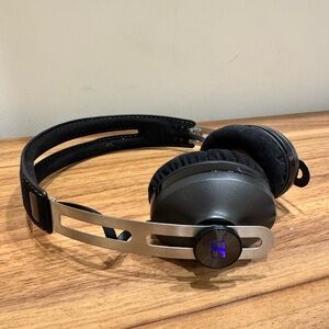 Sennheiser Over-Ear Wired Headphones — Black with Silver Accents